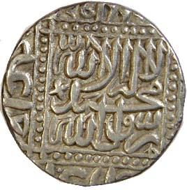 Muzaffar Shah III (AD 1583-1584), Silver, Rupee, Dar-ul-Zarb Ahmedabad Mint, AH 991 (Rajgo