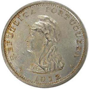 Goa, Silver, Republic Issue, Uma (1) Rupia, 1912. Extremely Fine, Scarce.