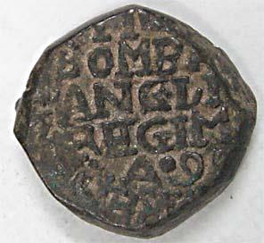 Bombay Paisa, Copper (2), Copperron – Angelica Paisa; ½ Pice, 1794, milled (KM# 192). Fine