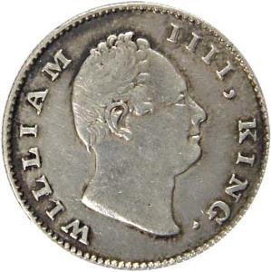 William IV, Silver (4), Set of 4: Rupee, ½ Rupee, ¼ Rupees (2), 1835. Fine to About Extrem