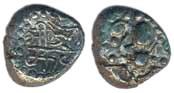 Malwa region, Billon, Gadhaiya coin, in the name of Jaitasimha, c. 13th century AD, 3.8 gm