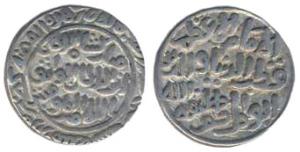 Qutb-al-Din Mubarak, silver Tanka, AH 717, Hadrat Dar al-Mulk (G&G # D259), very fine, rar
