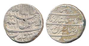 Muhammad Murad Bakhsh, 1658 AD silver rupee AH 1068/Ahd, Surat (KM# 271.1) Sikandar Thani 