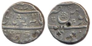 Aziz al-Din Alamgir II, 1754-1759AD, silver rupee, Dilshadabad, ND, Alamgir Thani couplet,