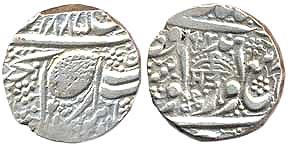 Dulip Singh, silver Rupee, Amritsar, VS 1885/1904 AD, with Gurumukhi SATE, fine, scarce.