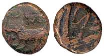 Derajat, copper Billashahi Paisa, with Lion, panther & ‘Ra’ij’ on, AH 1246, 6.9 gms, good,