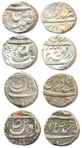 CIS- Sutlej, Silver Rupees lot of Kaithal, Malerkotla, Nabha, Patiala, fine to very fine (