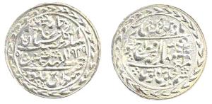 Jaipur, Silver Nazrana rupee, issued by Madho Singh II, in the name of George VI, Sawai Ja