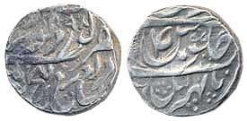 Nabha, Bharpur Singh, silver Rupee, with Sikh legends, VS 1908 (KM#Y1.1), about very fine,