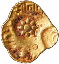 Yadavas of Devagiri, Singhana (AD 1200-1247), Gold, Padma tanka, padma or lotus in the cen