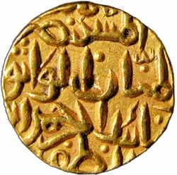 Taj-ud-Din Firuz Shah (AD 1397-1422), Gold, Tanka, AH 803 (G&G# BH 61). Very Fine, Extreme