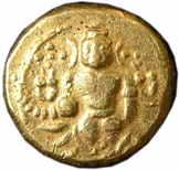Madras Presidency, Gold, Pagoda, Single Svami type, granulated rev, minted during AD 1678-