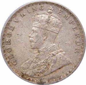 George V (14), Rupee (9); ½ Rupee, ¼ Rupee, 2 Annas; 4 & 8 Annas. Fine+ to Very Fine+. (14