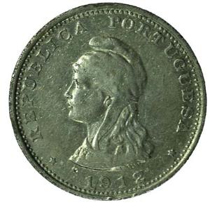 Portuguese Colony, Silver, Uma Rupia, 1912 (KM# 18). Very Fine+, Scarce.