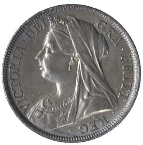 Great Britain, Silver, ½ Crown, Victoria, 1896. UNC