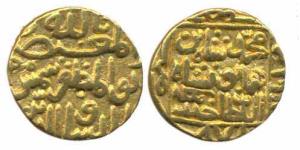 Muhammad Shah III, Gold, Tanka, Muhammadabad Mint, AH 871 (Rajgor# 2655; G&G# BH110). Abou