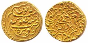 Duranis, Ahmad Shah Durrani (AD 1747-1772), Gold, Mohur, Dera (Dera Ghazi Khan) Mint, RY 8
