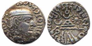 Western Kshatarpas, Jivadaman s/o Damajadashri I as Mahakshatrapa, AR Drachm, dated Saka 1
