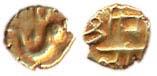 Ghorpade Chiefs of Gooty, “Subbaraya” Gold Fanam, possibly of Kodikonda/Ramadurg mint, Nag