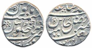 Alamgir II, Aurangnagar Mint, AH 1101 mint mark Mu in devnagiri, (M&W #T4),