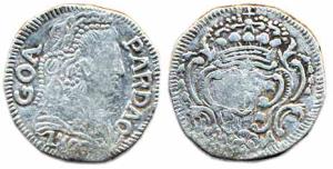 Goa Silver Pardao Maria I, 1803 KM#205 Fine