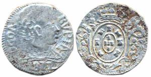 Goa Silver Rupia Joao VI as Regent 1812, Fine KM#219,