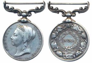 Medal. Long Service Good Conduct medal Queen Victoria, 2631 Private Antone De Souza 14th B
