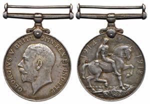 British War Medal, Silver George V, 1914-20 for World War I, 3362 Sepoy Banta Singh, 92 PJ