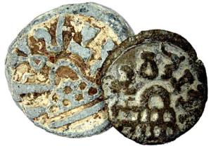 Anandas of Karwar, 1st century BC, Lead (5), Chutkulananda (1), Shivalananda (2) and Unins