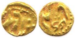 Alamgir II, Gold, Fanam, Kharpa Mint. Very Fine, Scarce.
