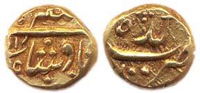 Alamgir II (AH 1167-1173; AD 1754-1759), Gold, Pagoda, Imtiyazgarh Mint (KM# 468.1). Very 