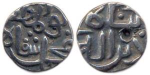 Muhammad Shah I (1359-75 AD), 1/6 Silver Tanka (1.74 g), (G&G BH31). Good Very Fine, Rare.