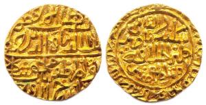 Mahmud Shah I (AH 839-873), Gold, Tanka, Shadiabad Mint (G&G# M21). Very Fine, Scarce.