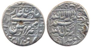 Murad Bakhsh (1658 AD), Silver Rupee, AH 1068/Ahad, Ahmedabad mint (KM 272.1). Good Fine, 