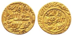 Muhammad III bin Tughluq (AD 1325-1351), Gold, 10.81 g, Tanka, Dar-ul-Islam Mint, in his o