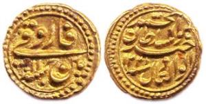 Tipu Sultan, Gold, 3.44 g, Pagoda, Patan Mint, AM 1221/11 (KM# 129a). About Extremely Fine