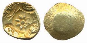 Yadavas of Devagiri, Ramchandra deva, Gold, Padma Tanka, a lotus in centre with other symb