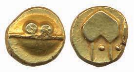 Anonymous, Gold, 3.4 g, Hudki Pagoda, without initials. Well struck, About Extremely Fine.