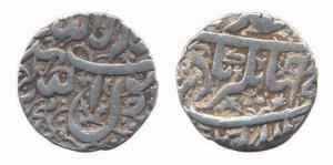 Jahangir, Silver, Rupee, Fathnagar Mint, Kalima type. Very Fine, Scarce.