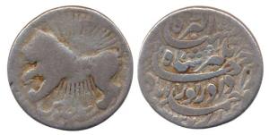 Jahangir, Silver, Zodiac Rupee, Leo sign, Ahmedabad Mint, AH 1027/13. Fine+, Very Rare.