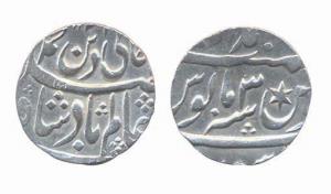 Muhammadabad Banaras Mint, Silver, ½ Rupee, in the name of Shah Alam II, RY 3. Very Fine+,