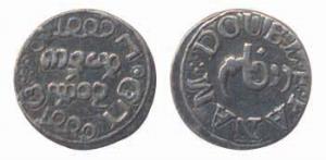 Double Fanams, Silver (3), various types and varieties. Fine+ to Very Fine+, Rare. (3)