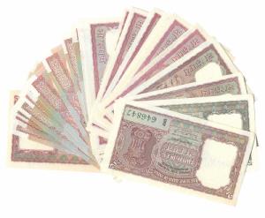 Republic of India, Rupees 2, Set of 36 notes, all different signatures & varieties, (Jhun 