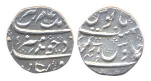 Aurangzeb, Silver, Rupee, Hukeri Mint, AH 1110/49. Very Fine+, Rare.