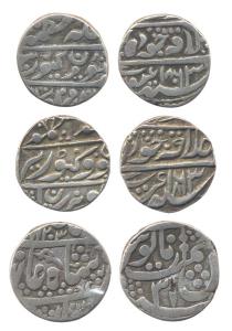 Jodhpur Feudatories, Silver (3), Rupee, three different varieties with dates. Very Fine. (