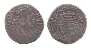 Goa, Pedro III, Silver Rupia, Fine+, Rare.