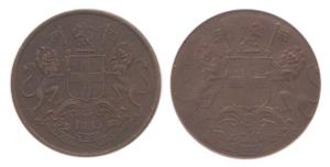 Copper, XX Cash, 1803. Extremely Fine, Rare.