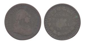 Great Britain, Silver, 3 Shillings, 1812, Bank Token. Fine+, Scarce.