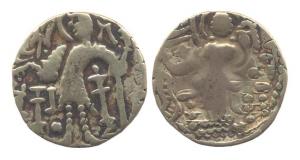 Kidar Kushanas of Kashmir region, Base Gold, 8 g, with the name kidar written below the le