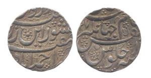 Jahangir, Silver, Rupee, Ahmadabad Mint, Haft Kishwar couplet type, AH 1027. Very Fine+, R